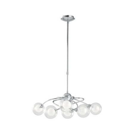 Lampadario Cromo 6x28 W