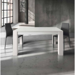 Tavolo da pranzo allungabile in legno rovere spazzolato moderno 140x90
