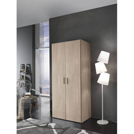 Armadio Legno olmo 2 Ante   H 211cm