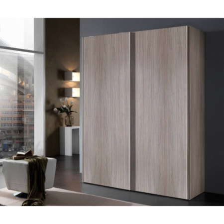 Armadio Legno olmo 2 Ante scorrevoli 2 ripiani  H 211 cm
