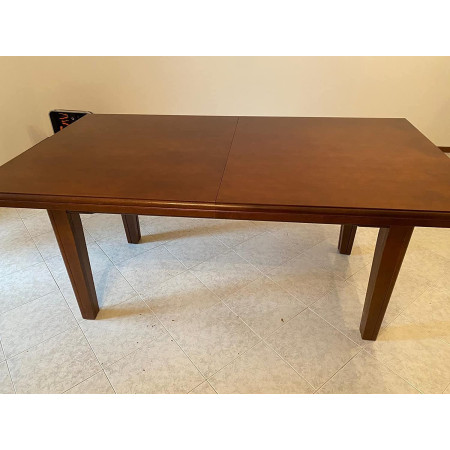 Tavolo da Pranzo Allungabile Legno Massello Funzionalità ed Eleganza