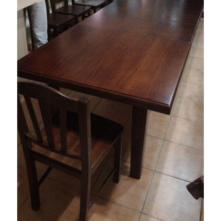Tavolo da Pranzo Allungabile Legno Massello Funzionalità ed Eleganza
