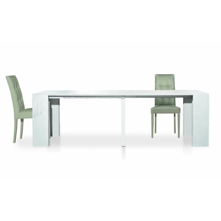 Tavolo Consolle in Legno Moderno Allungabile 295-45x90 cm