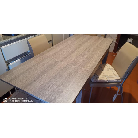 Tavolo da pranzo allungabile in legno 110x70 cm