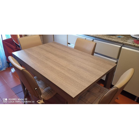 Tavolo da pranzo allungabile in legno 110x70 cm