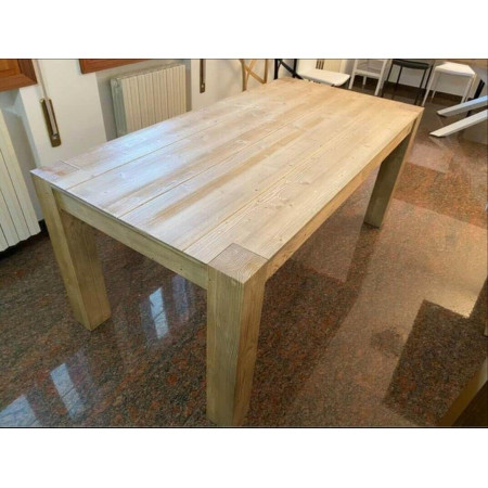 Tavolo da pranzo allungabile in legno 180x90 cm