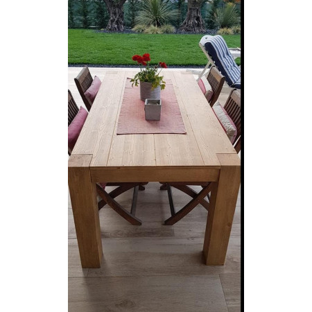 Tavolo da pranzo allungabile in legno 180x90 cm