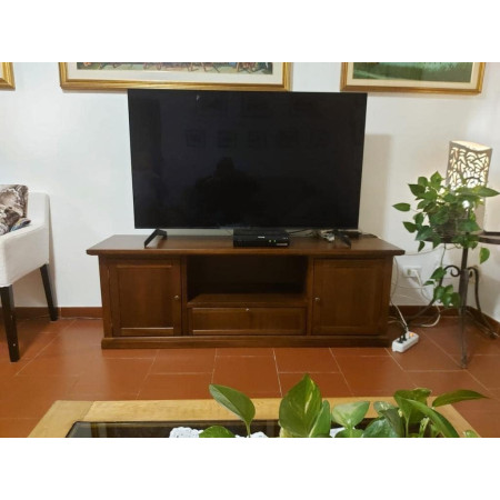 Mobile Porta TV in Noce Lucido Design Classic per Ogni Casa