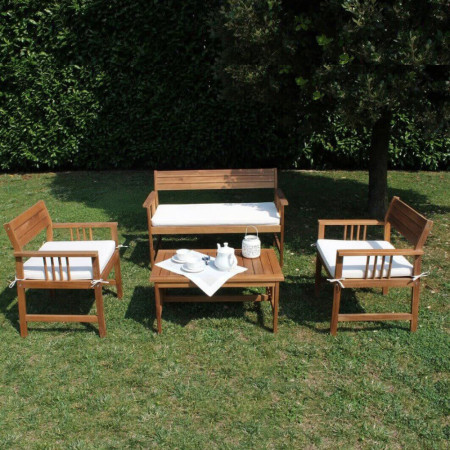 Salotto da giardino e terrazzo in legno