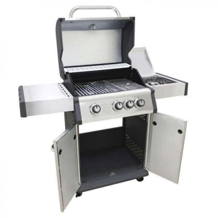 Barbecue a gas con 4 bruciatori  in ghisa