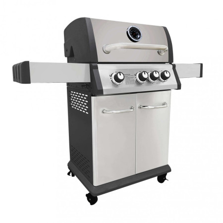 Barbecue a gas con 4 bruciatori  in ghisa