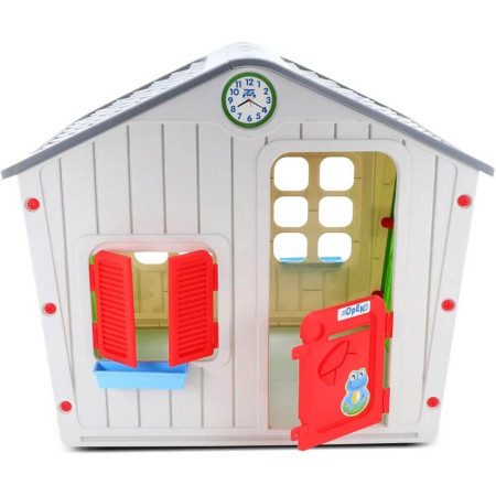 Casetta in plastica resina per bambini gioco bambi da giardino