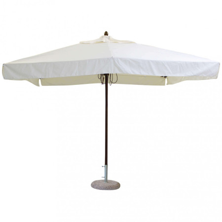 Ombrellone rotondo 3x3 bianco da giardino