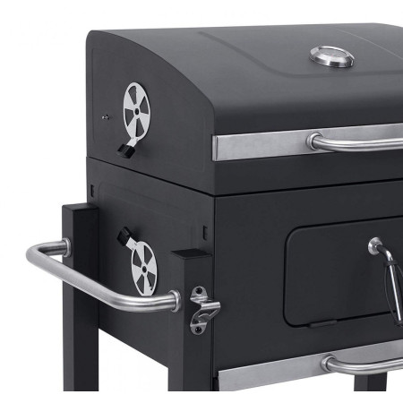 Barbecue a carbonella acciaio giardino terrazzo