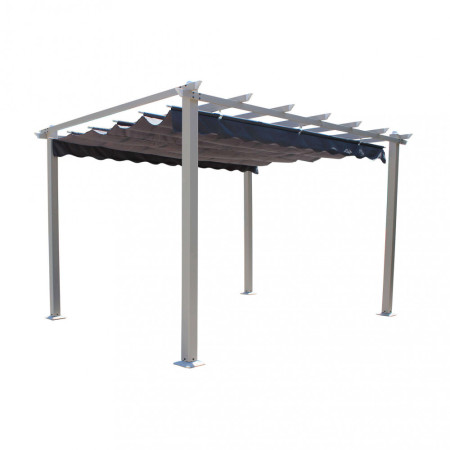 Gazebo da giardino 3x4 in alluminio