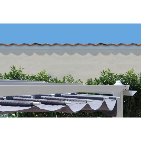 Gazebo da giardino 3x4 in alluminio