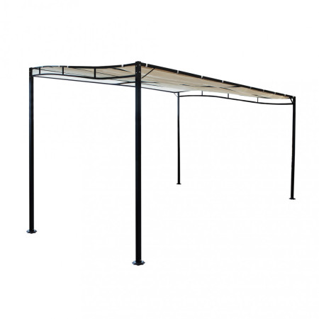Pergola da giardino addossata al mura 3x4