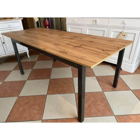 Tavolo da pranzo allungabile moderno 140x80x77 cm