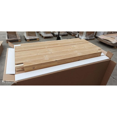 Tavolo allungabile moderno in legno invecchiato 140x90X77 cm