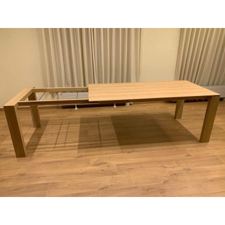 Tavolo moderno allungabile rovere naturale 180x90X77 cm