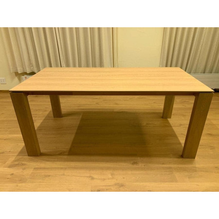 Tavolo moderno allungabile rovere naturale 180x90X77 cm