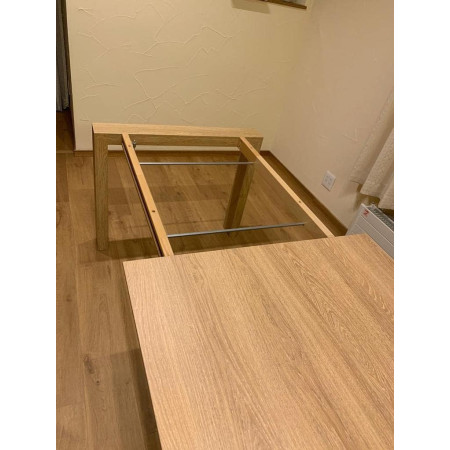 Tavolo moderno allungabile rovere naturale 180x90X77 cm