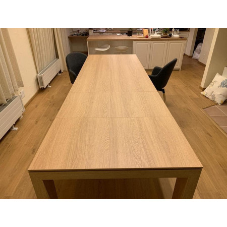 Tavolo moderno allungabile rovere naturale 180x90X77 cm