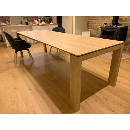 Tavolo moderno allungabile rovere naturale 180x90X77 cm