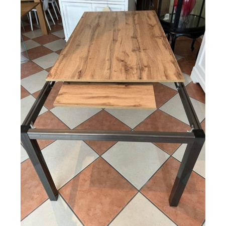 Tavolo da pranzo allungabile moderno 140x80x77 cm