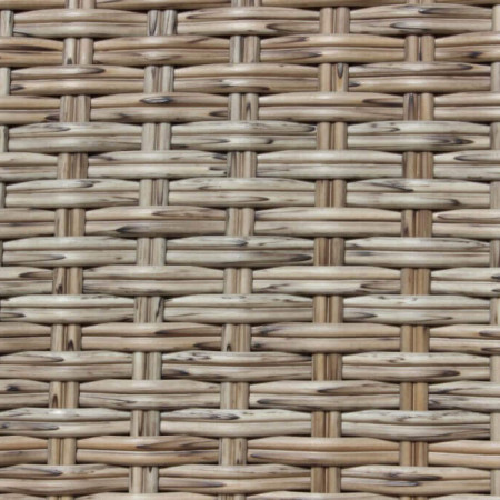 Tavolo in Wicker Acciaio colore marrone da giardino terrazzo 150x90 cm
