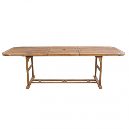 Tavolo 180x100 rettangolare in legno allungabile da giardino esterno
