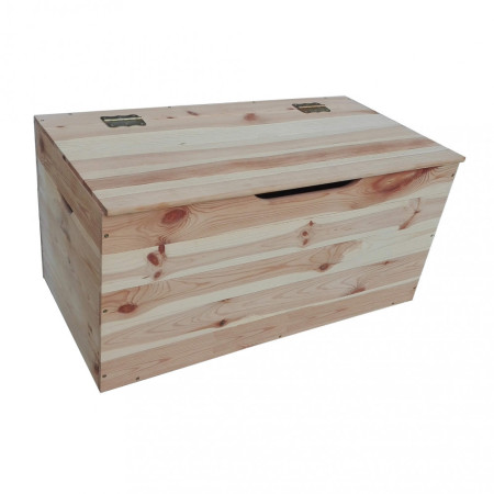 Cassapanca in legno pino da 100 cm