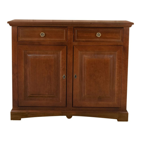 Elegante credenza in legno massello noce