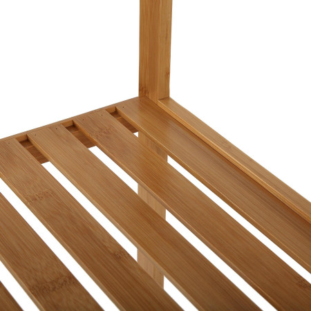 Scaffale da bagno con 4 ripiani colore marrone
