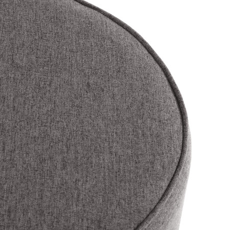 Pouf grigio con Tavolino