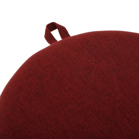 2 Pouf contenitori imbottiti rossi