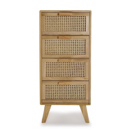 cassettiera combina estetica moderna e funzionalità. Con quattro cassetti spaziosi e dimensioni di 40x30x90 cm,