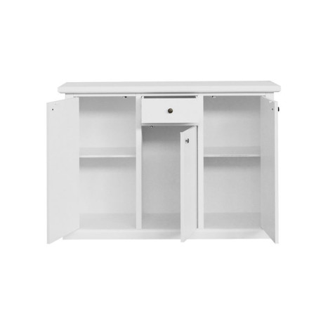 Arredo classico: credenza bianca con 3 ante e 1 cassetto
