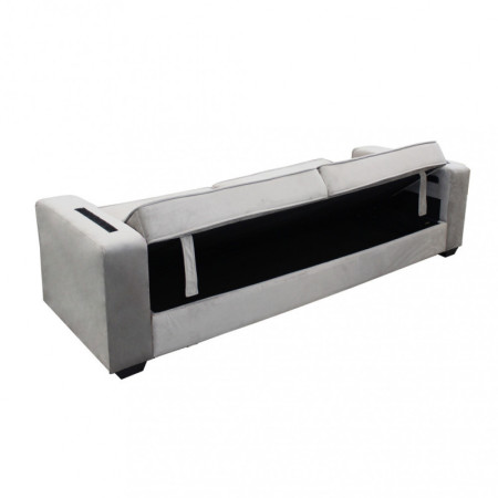 Divano Letto 3 posti GRIGIO CHIARO