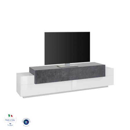 Mobile Porta TV Moderno con 4 Ante a Ribalta Design Italiano