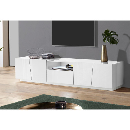 Splendido Mobile Porta TV Bianco Lucido per la Tua Casa