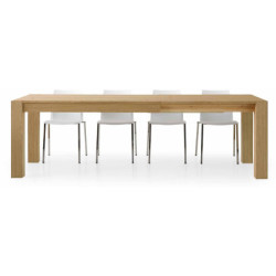 Tavolo moderno in legno rovere allungabile 280-180x90 cm