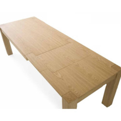 Tavolo moderno in legno rovere allungabile 280-180x90 cm