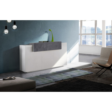 Credenza Moderna 3 Ante Spazio e Stile per il Tuo Soggiorno