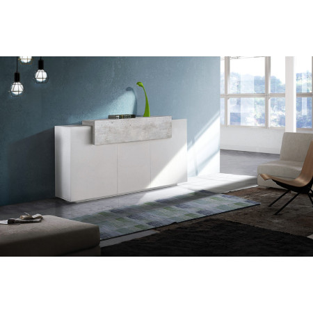 La Credenza con dimensioni di 160x45x85H cm Moderna A 3 Ante combina design italiano con funzionalità