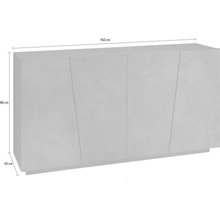 Credenza Moderna Elegante Design Grigio Antracite