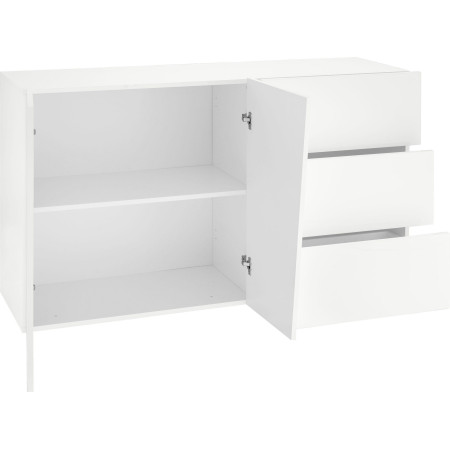 Realizzata con legno FSC e finitura melaminica, garantisce durata e facilità di manutenzione.