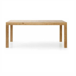 Tavolo da pranzo  allungabile in legno  naturale 160x90 cm