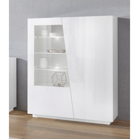 vetrina moderna è l'aggiunta perfetta per il tuo soggiorno. Con le sue dimensioni di 120 x 43 x 146 cm