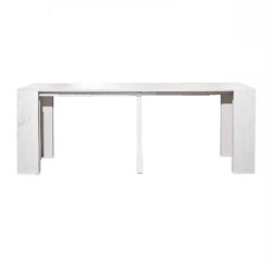 Tavolo Consolle in Legno Moderno Allungabile 295-45x90 cm